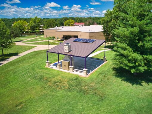 1.725 kW Outdoor Solar Classroom at Haskell Indian Nations University